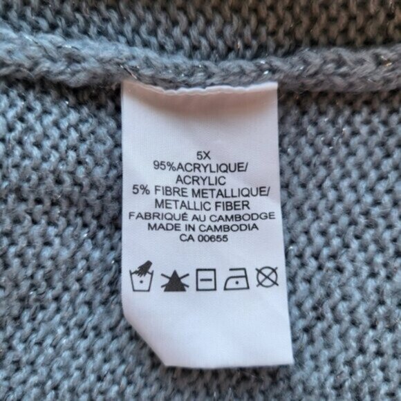 Pennington’s Turtleneck Knit Sweater Sz 5X - Picture 7 of 9